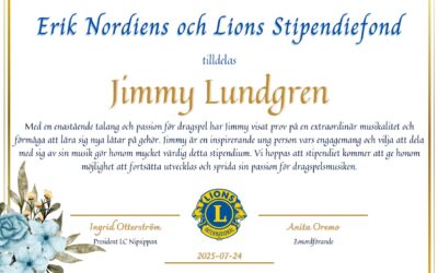 Erik Nordiens och Lions Stipendium