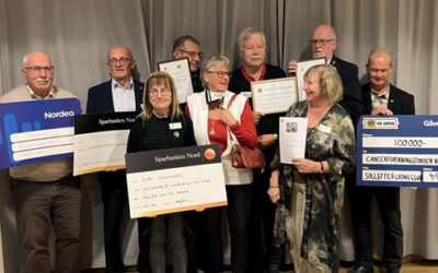 Lions insamling för cancerforskning i norra Sverige