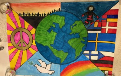 Sveriges vinnare i fredsaffischtävlingen