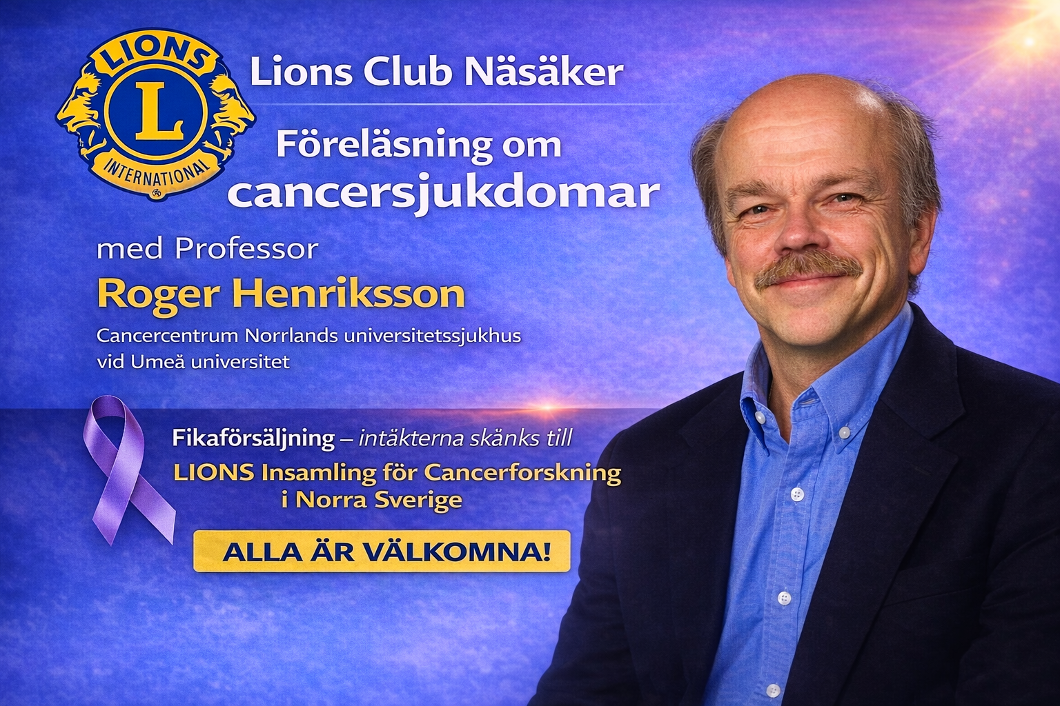 Föreläsning om cancersjukdomar